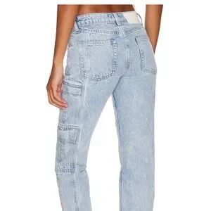 GRLFRND Jeans Naomi Low Rise Slim Cargo In Taos Grlfrnd Poshmark